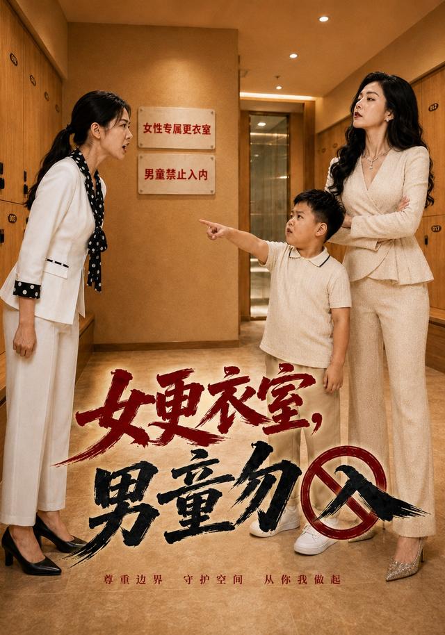 女更衣室，男童勿入