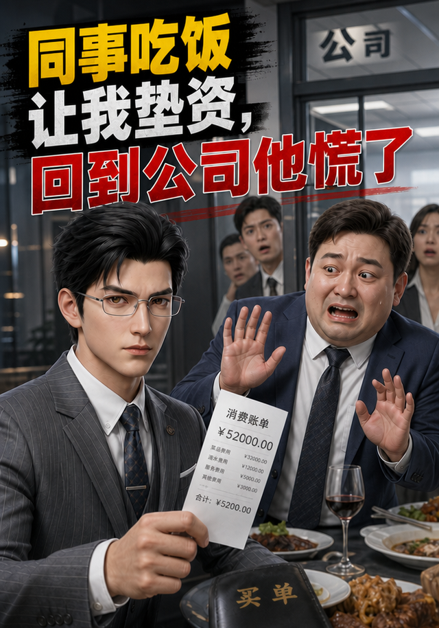 同事吃饭让我垫资，回到公司他慌了