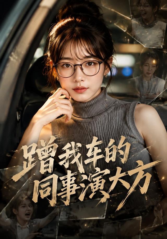 蹭我车的同事演大方