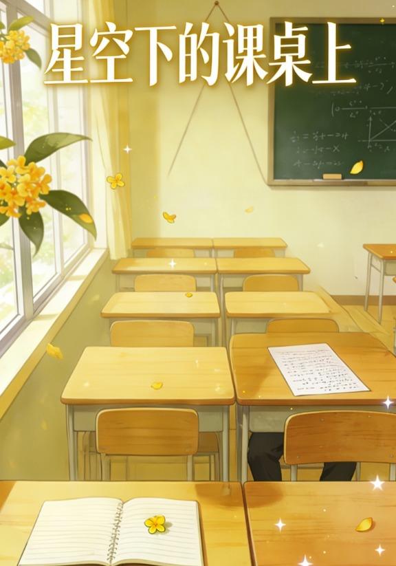 星空下的课桌上封面图