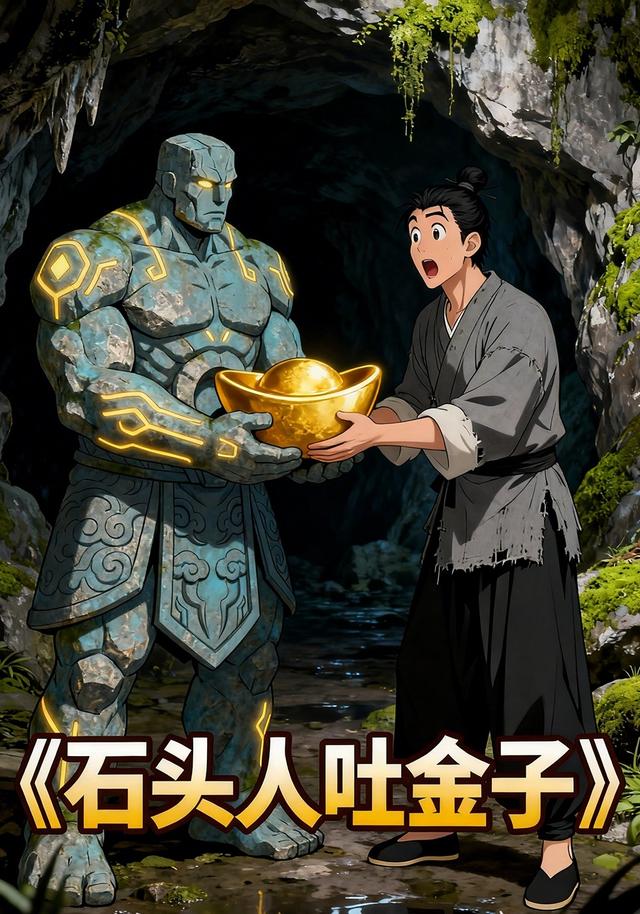 石头人吐金子