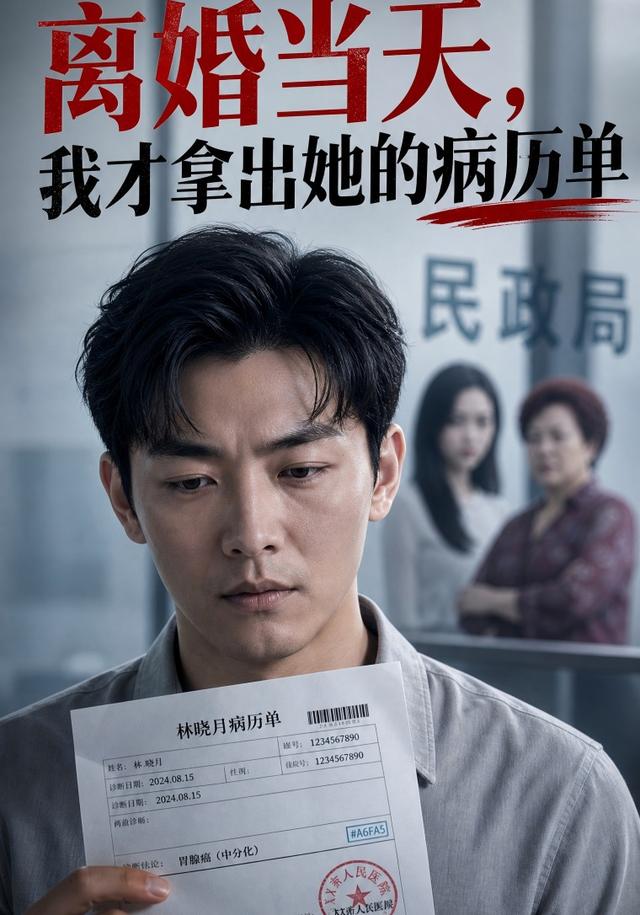 离婚当天，我才拿出她的病历单 cover