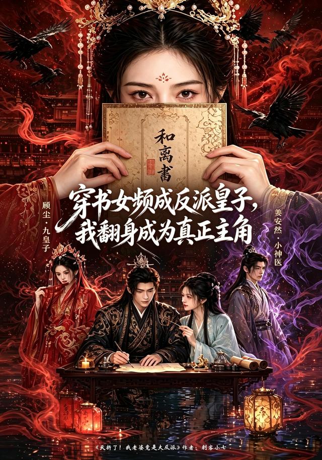 穿书女频成反派皇子，我翻身成为真正主角 cover