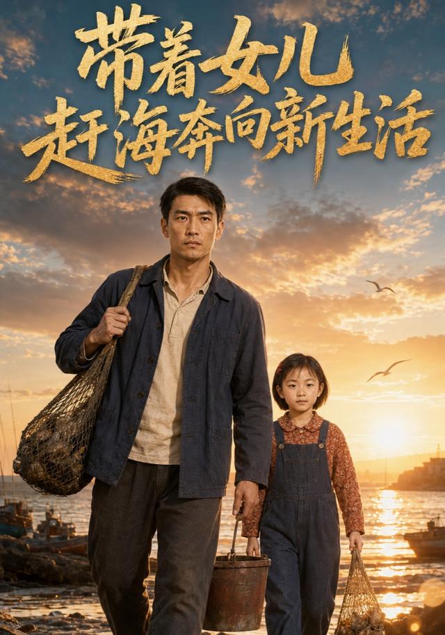 带着女儿赶海奔向新生活 cover