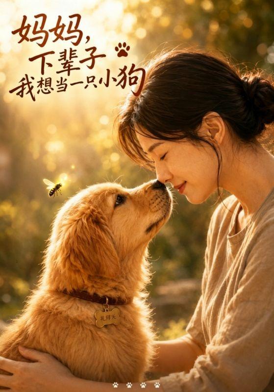 妈妈，下辈子我想当一只小狗