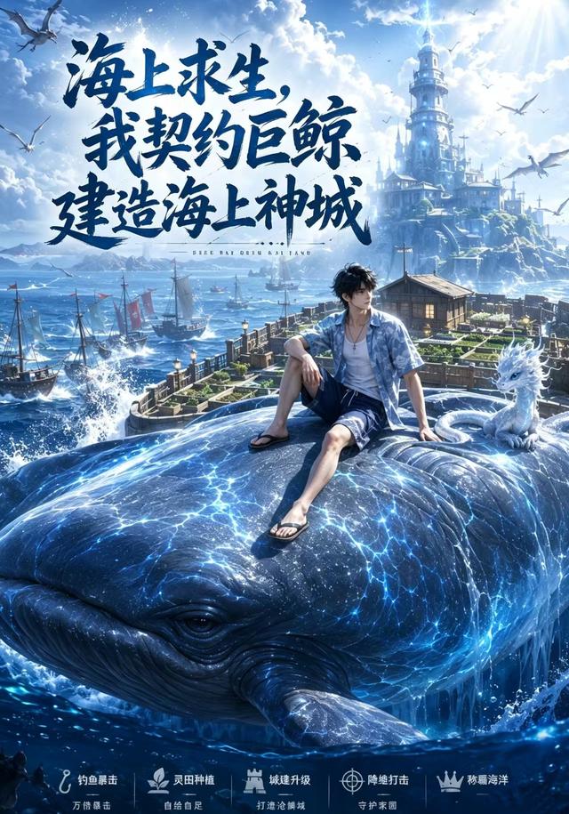 海上求生，我契约巨鲸建造海上神城
