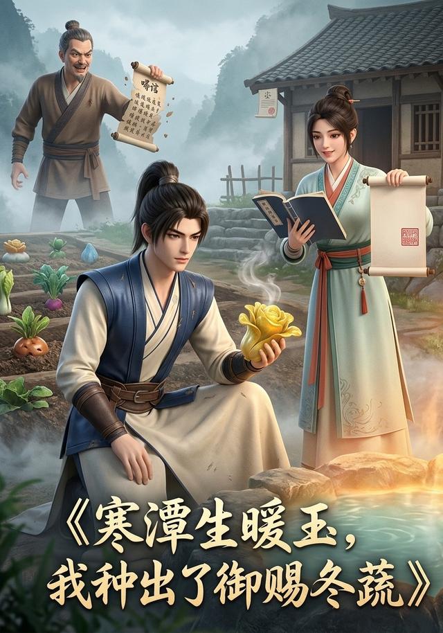 寒潭生暖玉，我种出了御赐冬蔬