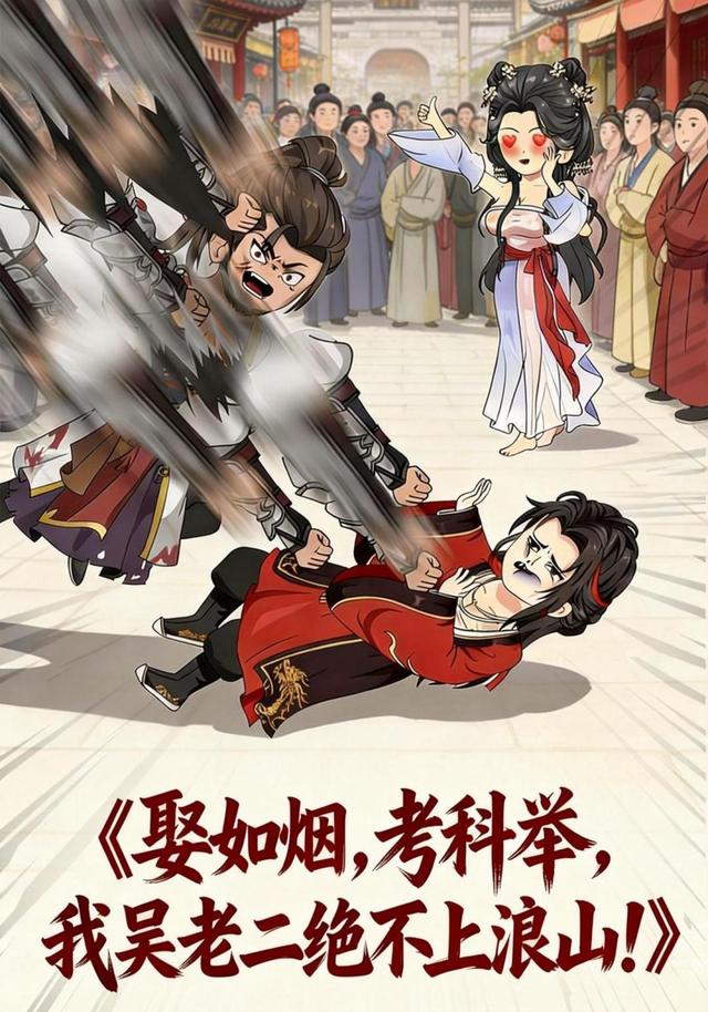 娶如烟，考科举，我吴老二绝不上浪山封面图