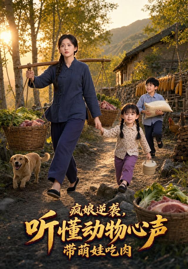 疯娘逆袭，听懂动物心声带萌娃吃肉
