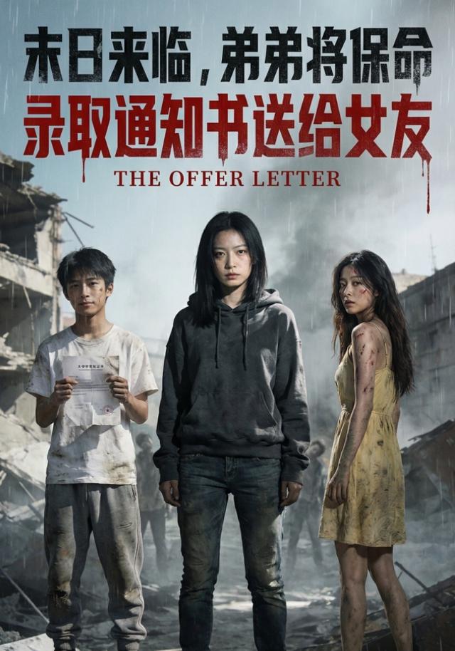 末日来临，弟弟将保命录取通知书送给女友封面图