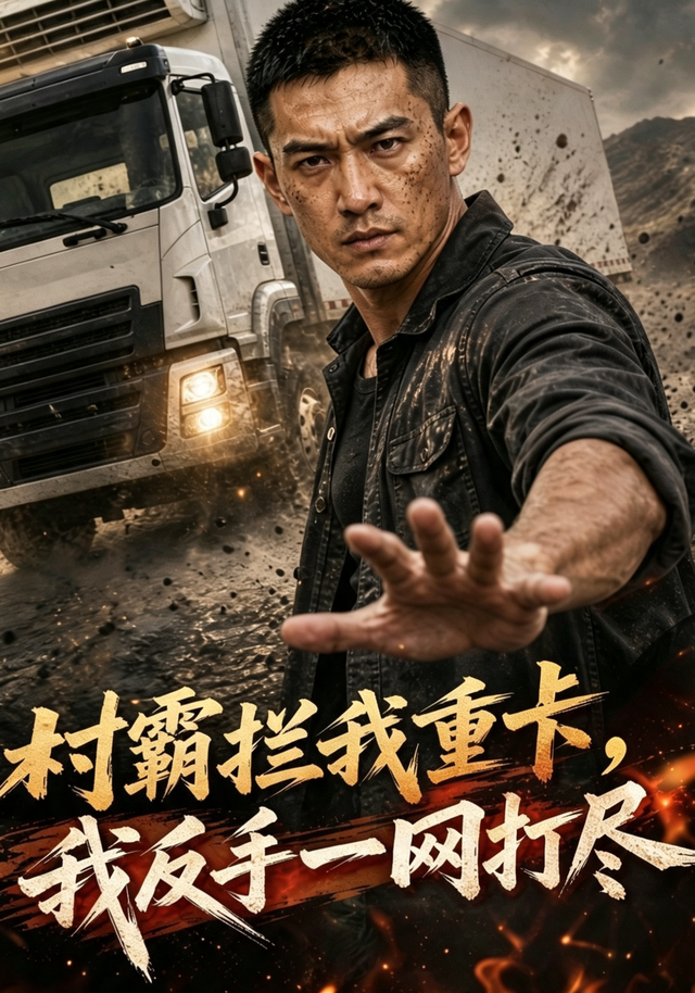 村霸拦我重卡，我反手一网打尽