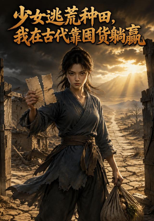 少女逃荒种田，我在古代靠囤货躺赢 cover