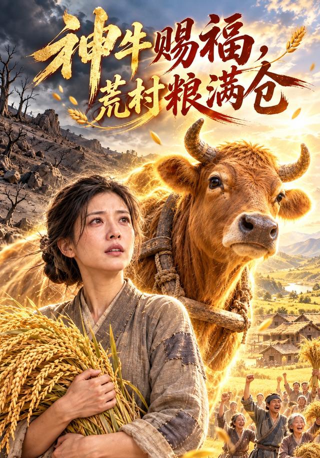 神牛赐福，荒村粮满仓