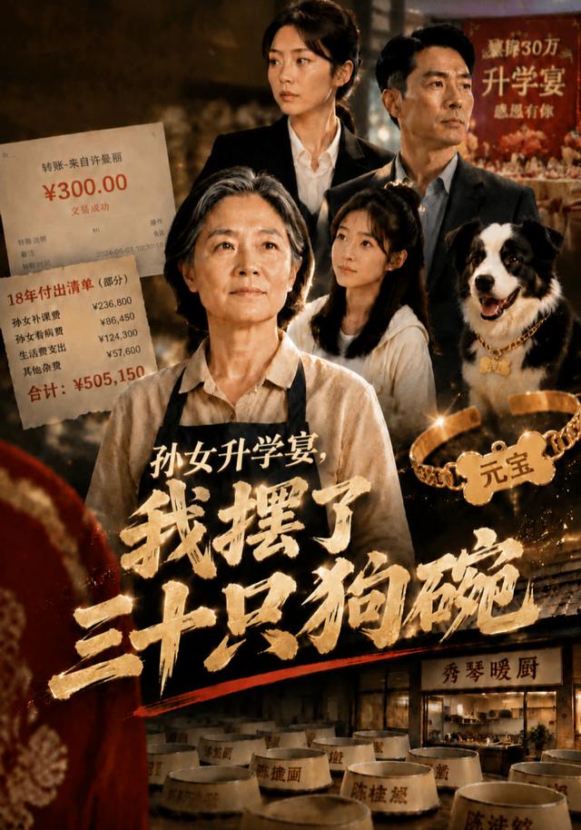 孙女升学宴，我摆了三十只狗碗 cover