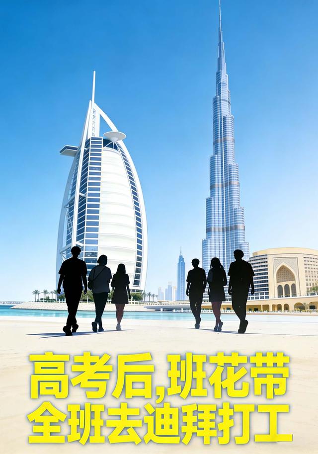 高考后，班花带全班去迪拜打工封面图