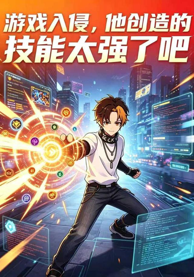 游戏入侵，他创造的技能太强了吧