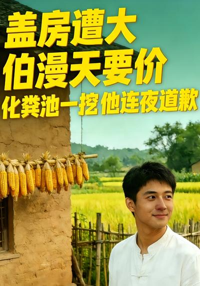 盖房遭大伯漫天要价化粪池一挖他连夜道歉