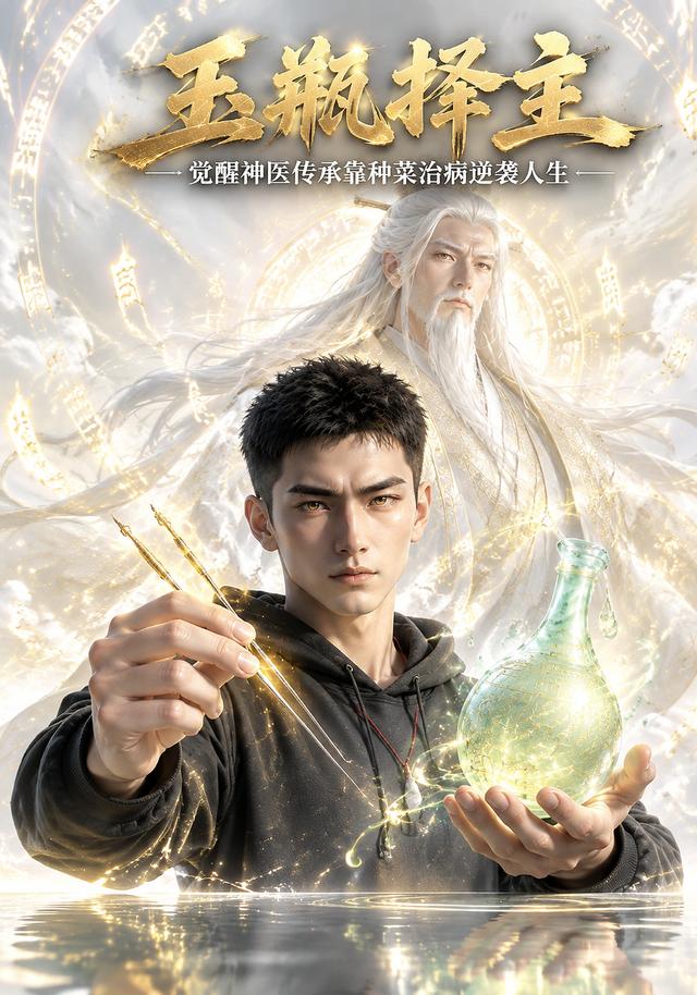 玉瓶择主，觉醒神医传承靠种菜治病逆袭人生