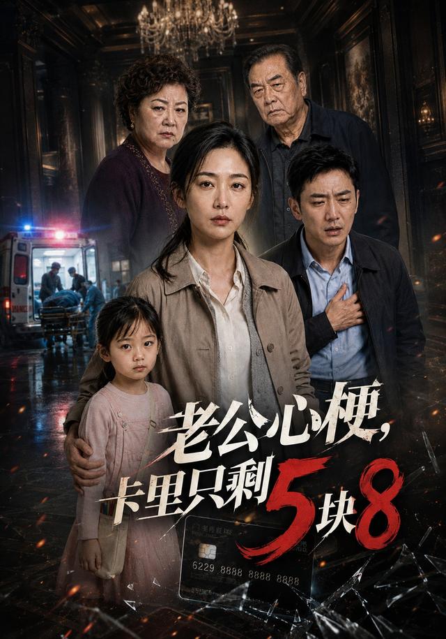 老公心梗，卡里只剩5块8