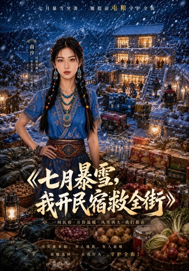 七月暴雪，我开民宿救全街