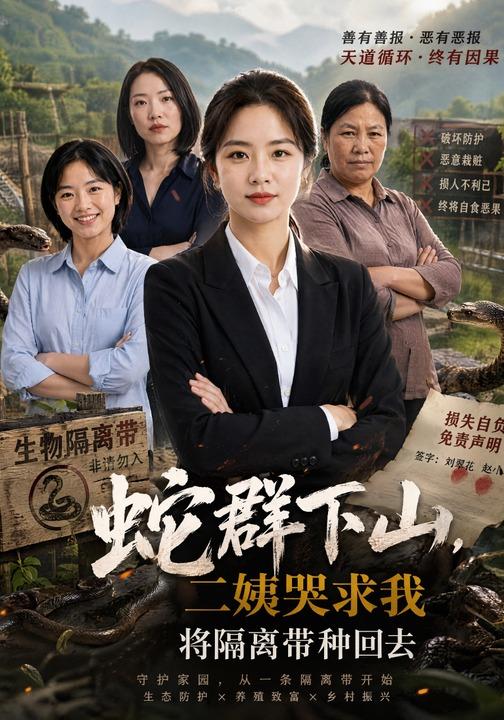 蛇群下山，二姨哭求我将隔离带种回去 cover