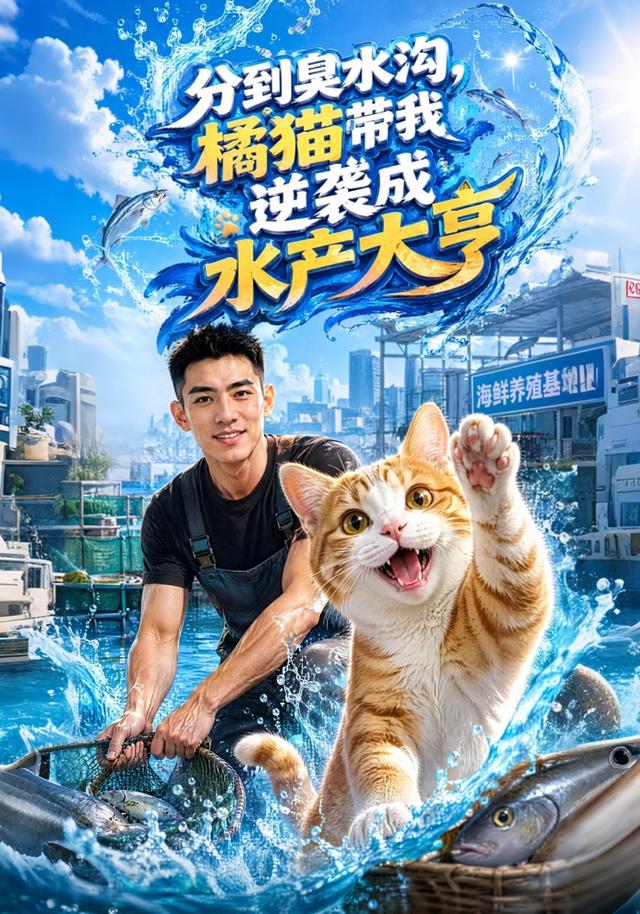分到臭水沟，橘猫带我逆袭成水产大亨 cover