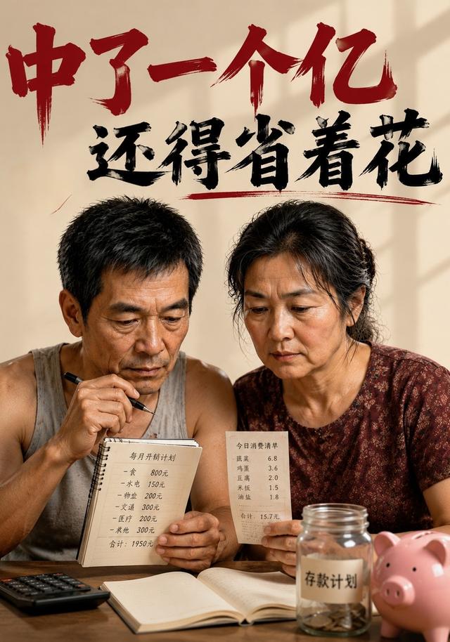 中了一个亿，还得省着花 cover