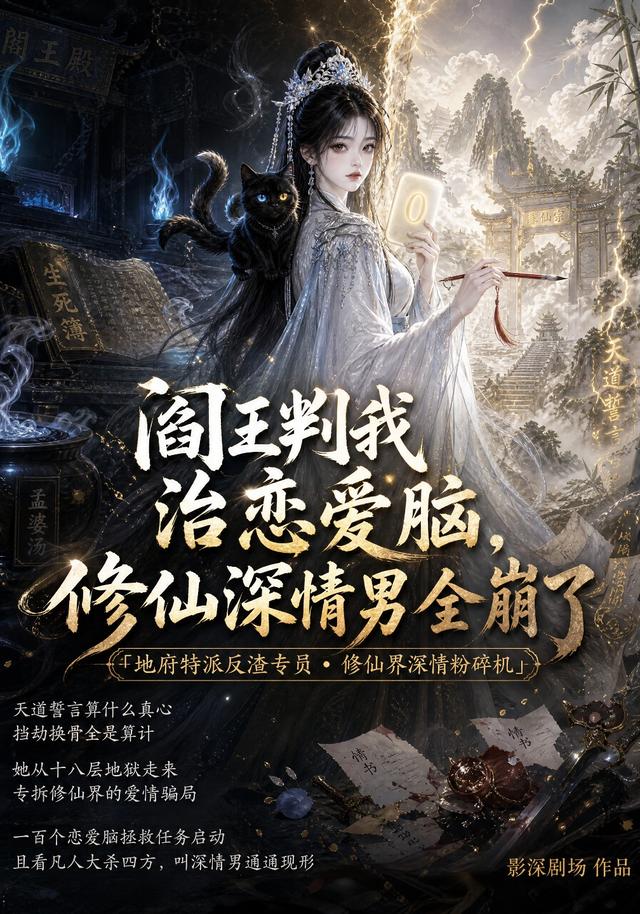阎王判我治恋爱脑，修仙深情男全崩了 cover