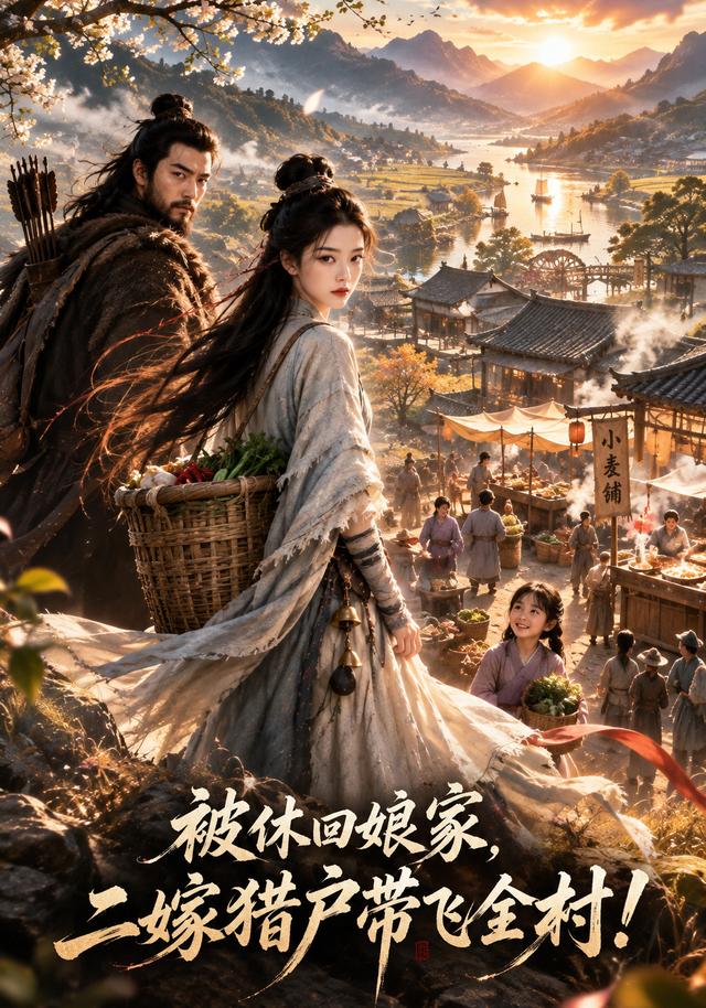 被休回娘家，二嫁猎户带飞全村