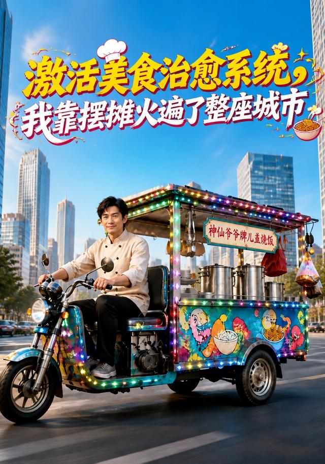 激活美食治愈系统,我靠摆摊火遍了整座城市