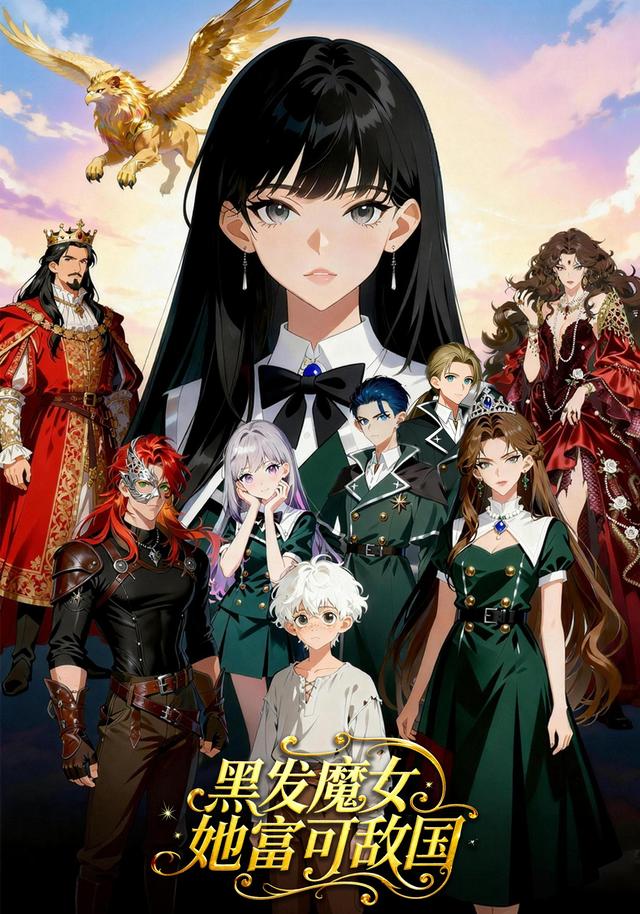 黑发魔女她富可敌国封面图