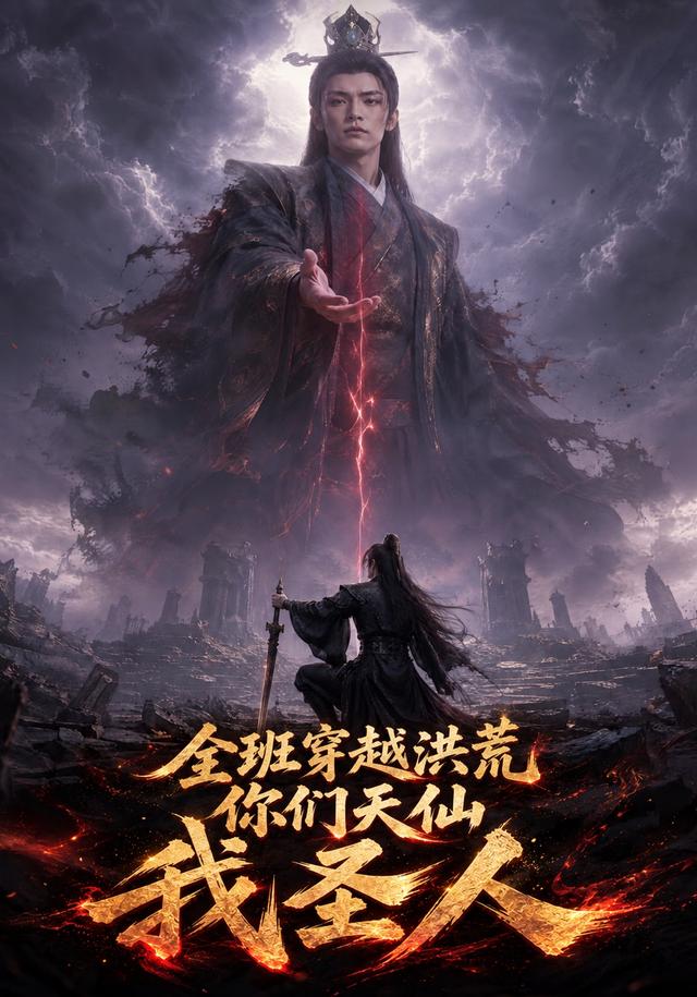 全班穿越洪荒，你们天仙我圣人封面