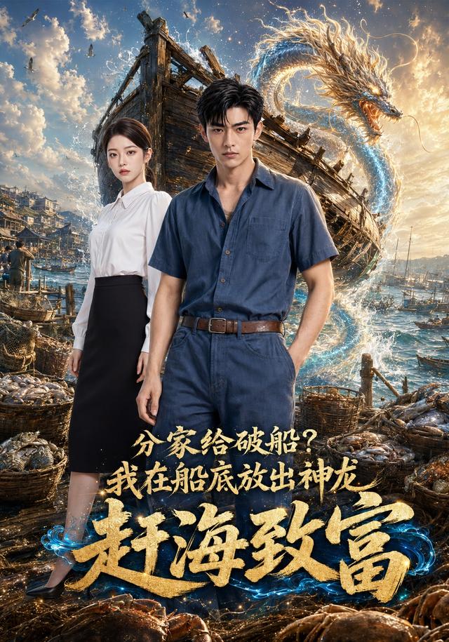 分家给破船，我在船底放出神龙赶海致富