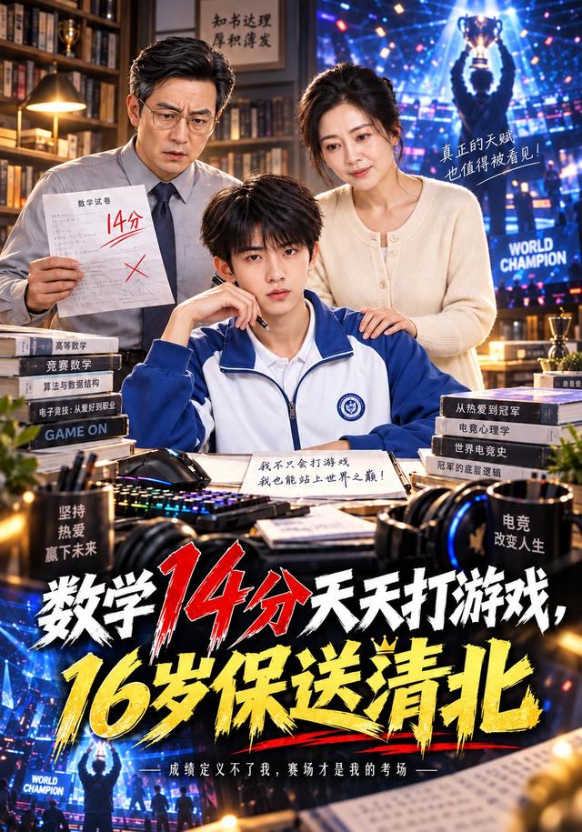 数学14分天天打游戏，16岁保送清北