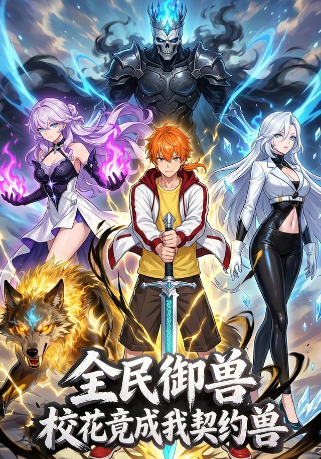 全民御兽，校花竟成我契约兽封面图