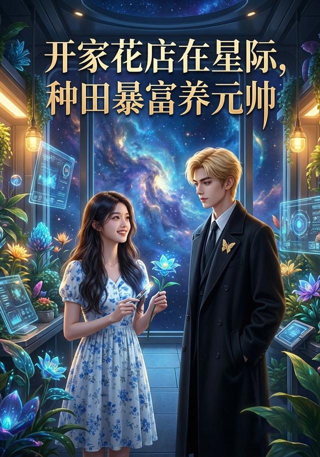 开家花店在星际，种田暴富养元帅封面图