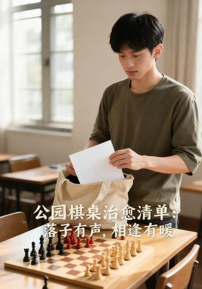 公园棋桌治愈清单：落子有声，相逢有暖