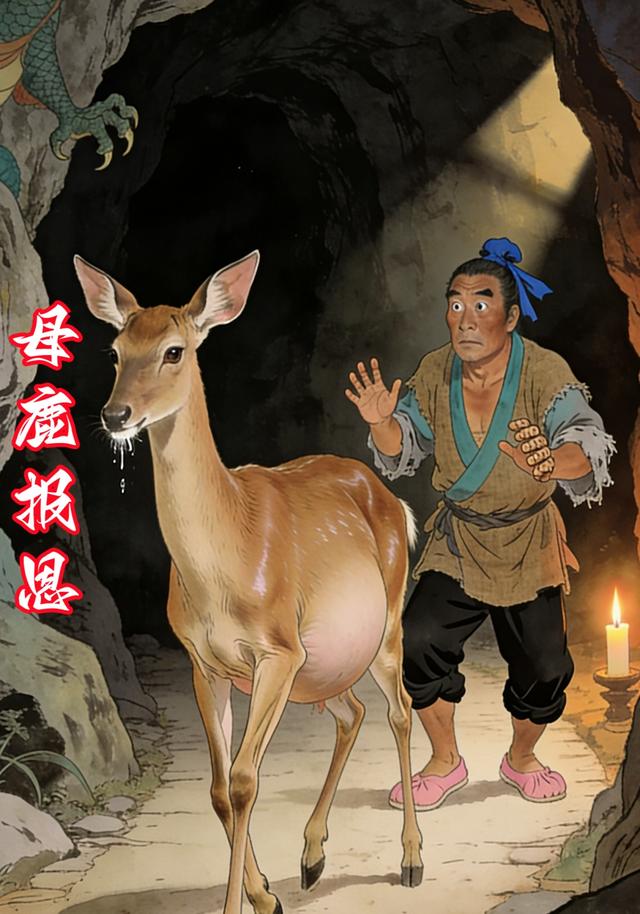 母鹿报恩