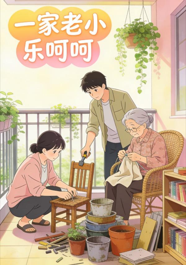 一家老小乐呵呵