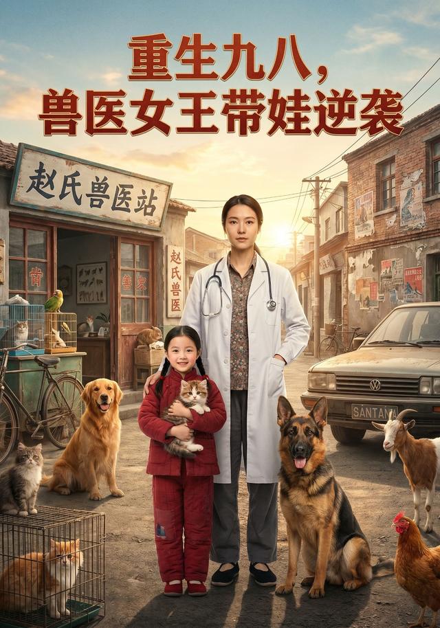 重生九八，兽医女王带娃逆袭 cover