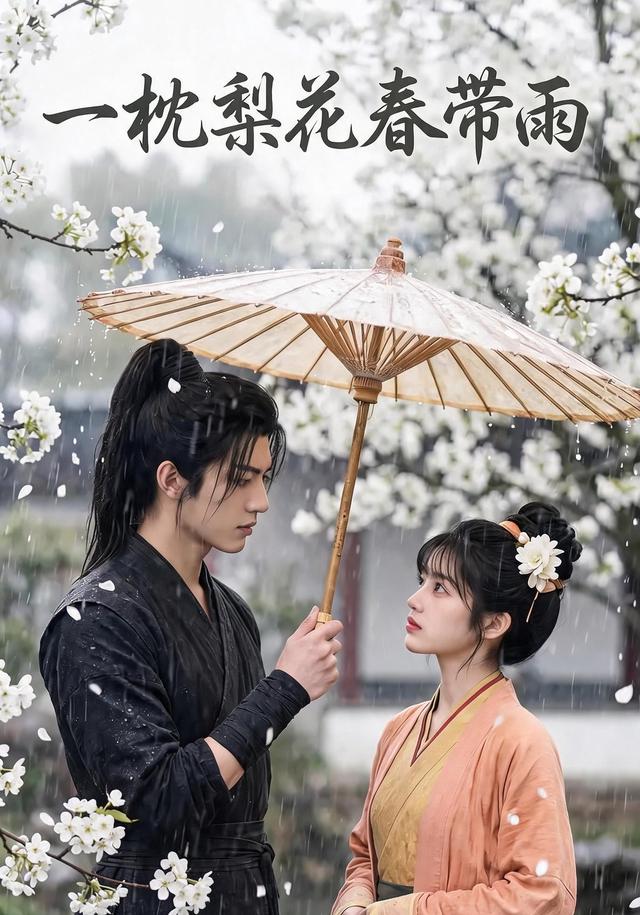 一枕梨花春带雨