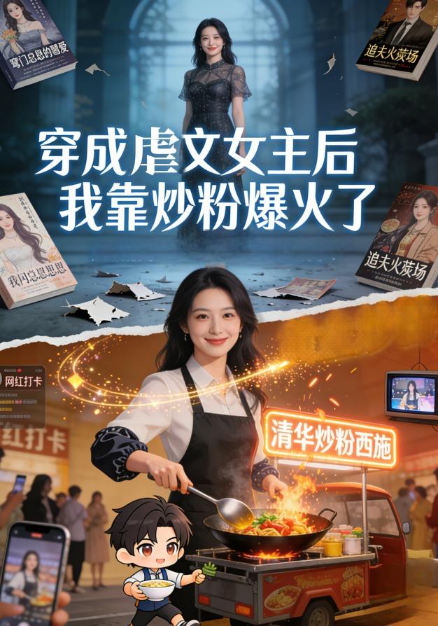 穿成虐文女主后我靠炒粉爆火了封面图