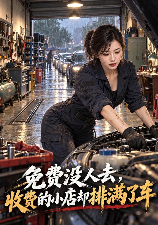 免费没人去，收费的小店却排满了车 cover