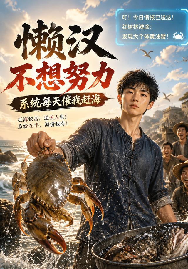 懒汉不想努力，系统每天催我赶海 cover