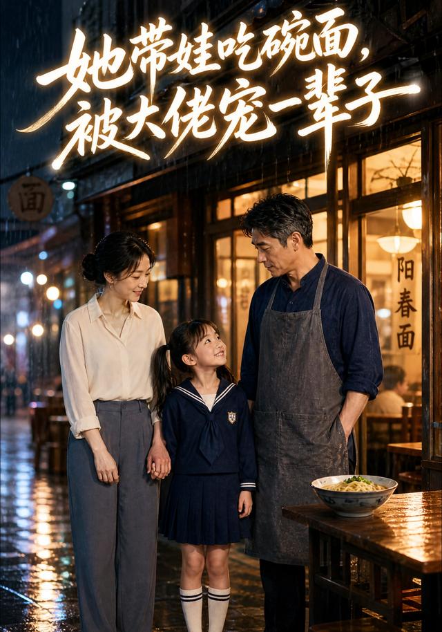 她带娃吃碗面，被大佬宠一辈子 cover
