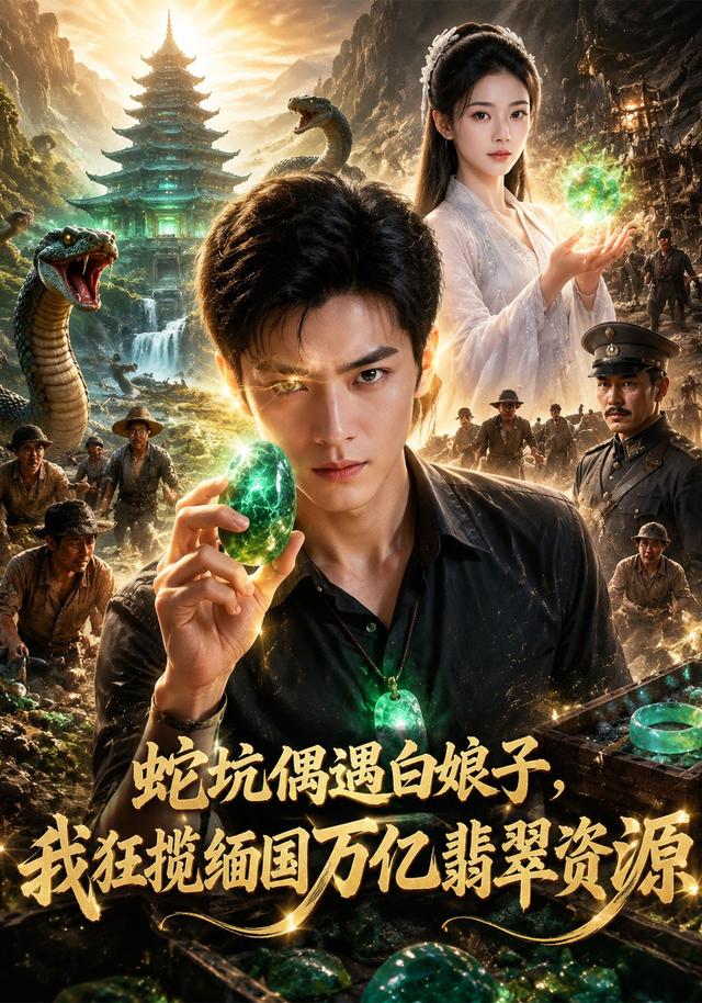 蛇坑偶遇白娘子，我狂揽缅国万亿翡翠资源