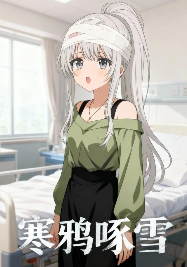 寒鸦啄雪封面图