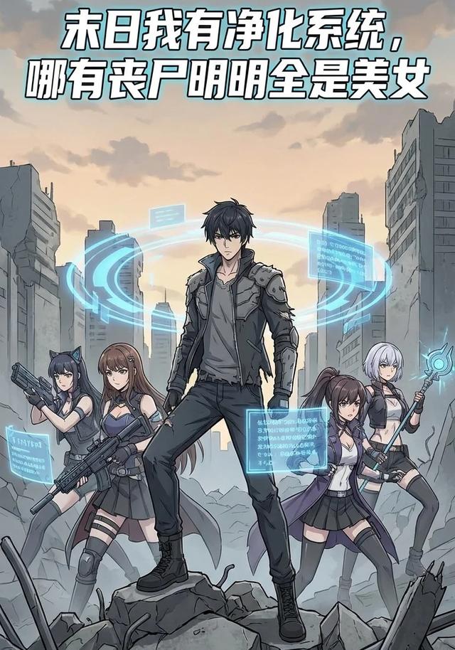 末日我有净化系统,哪有丧尸明明全是美女