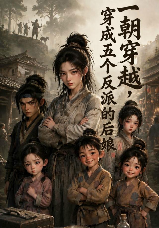 一朝穿越，穿成五个反派的后娘 cover