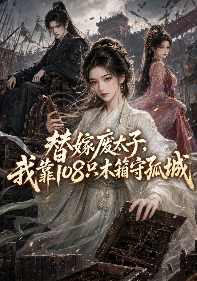 替嫁废太子，我靠108只木箱守孤城 cover